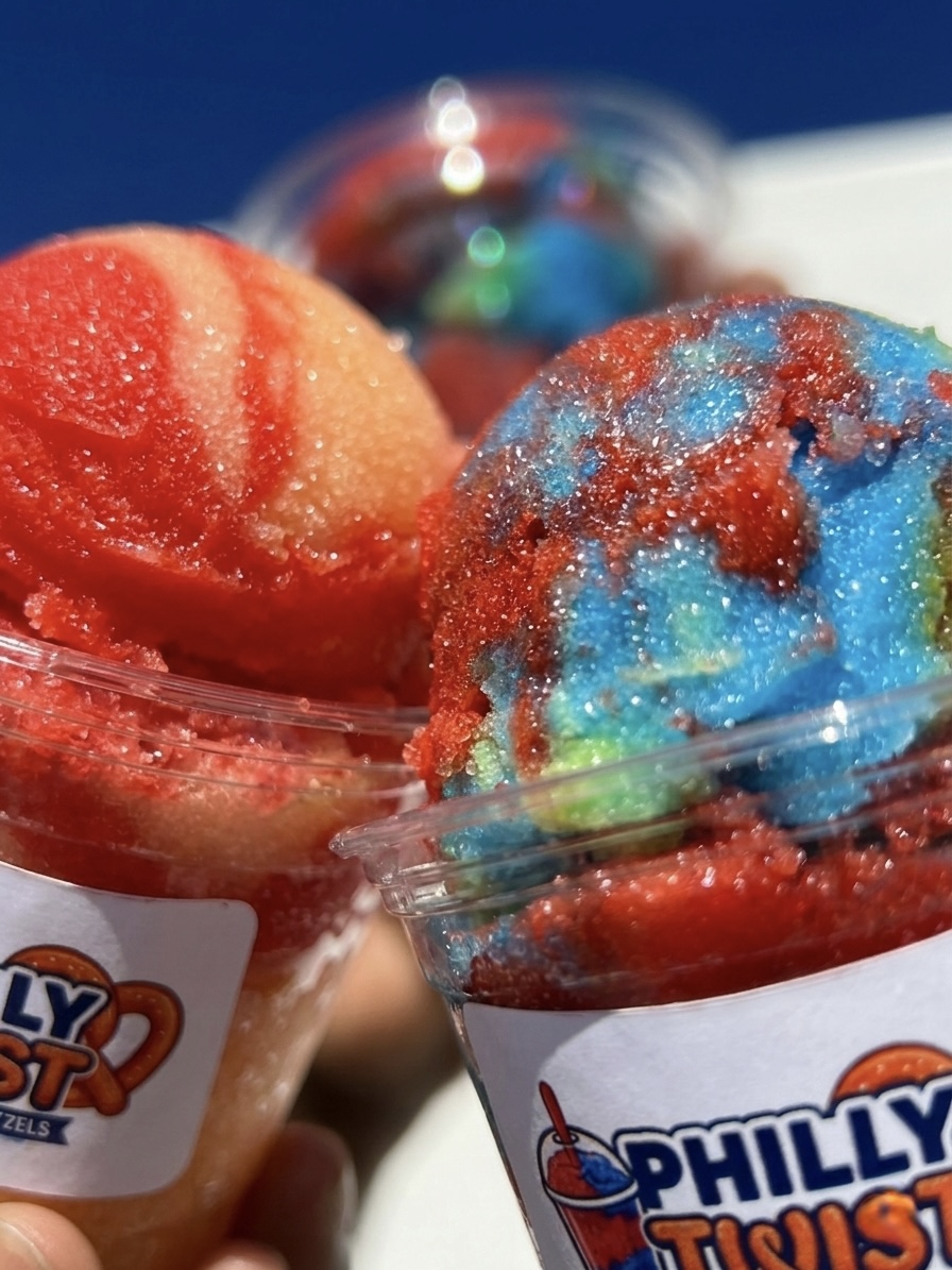 Philly Twist water ice cups